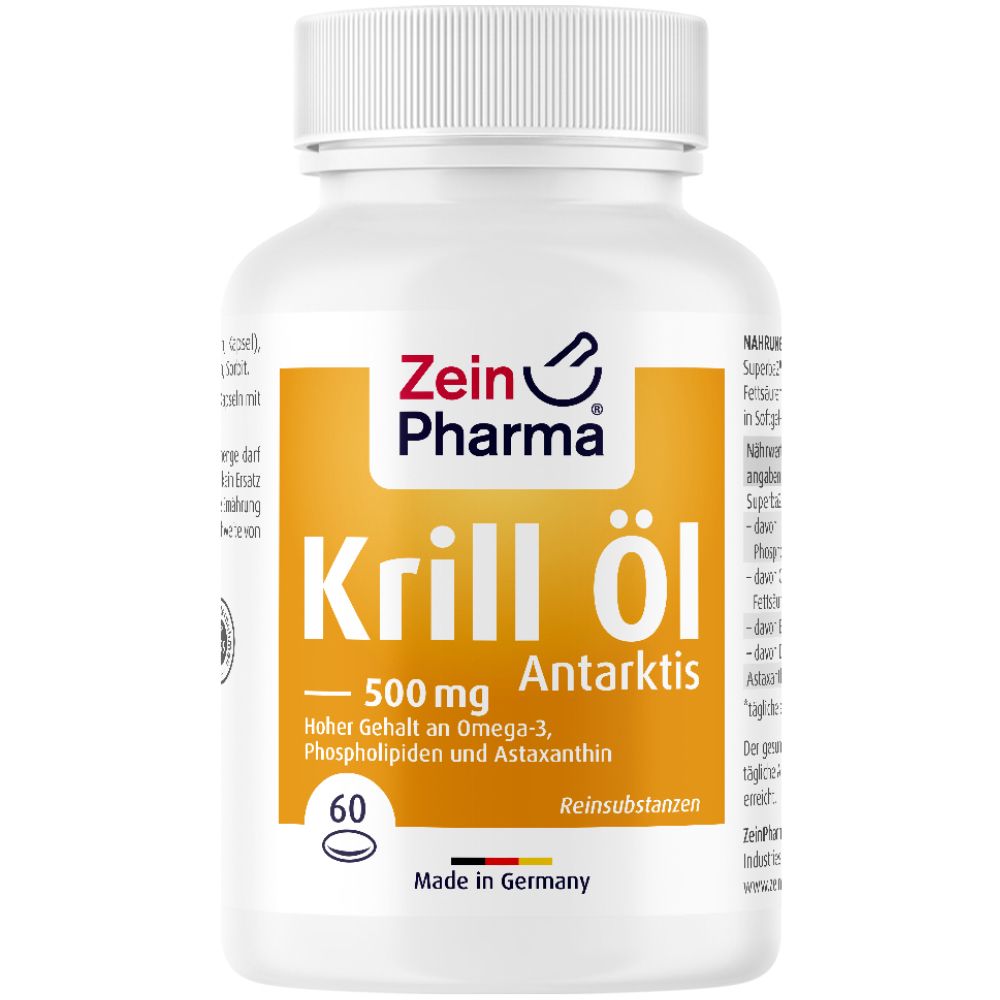 Omega 3 Krillöl Kapseln Antarktis 500 mg ZeinPharma