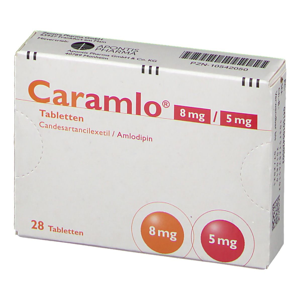 Caramlo® 8 mg/5 mg