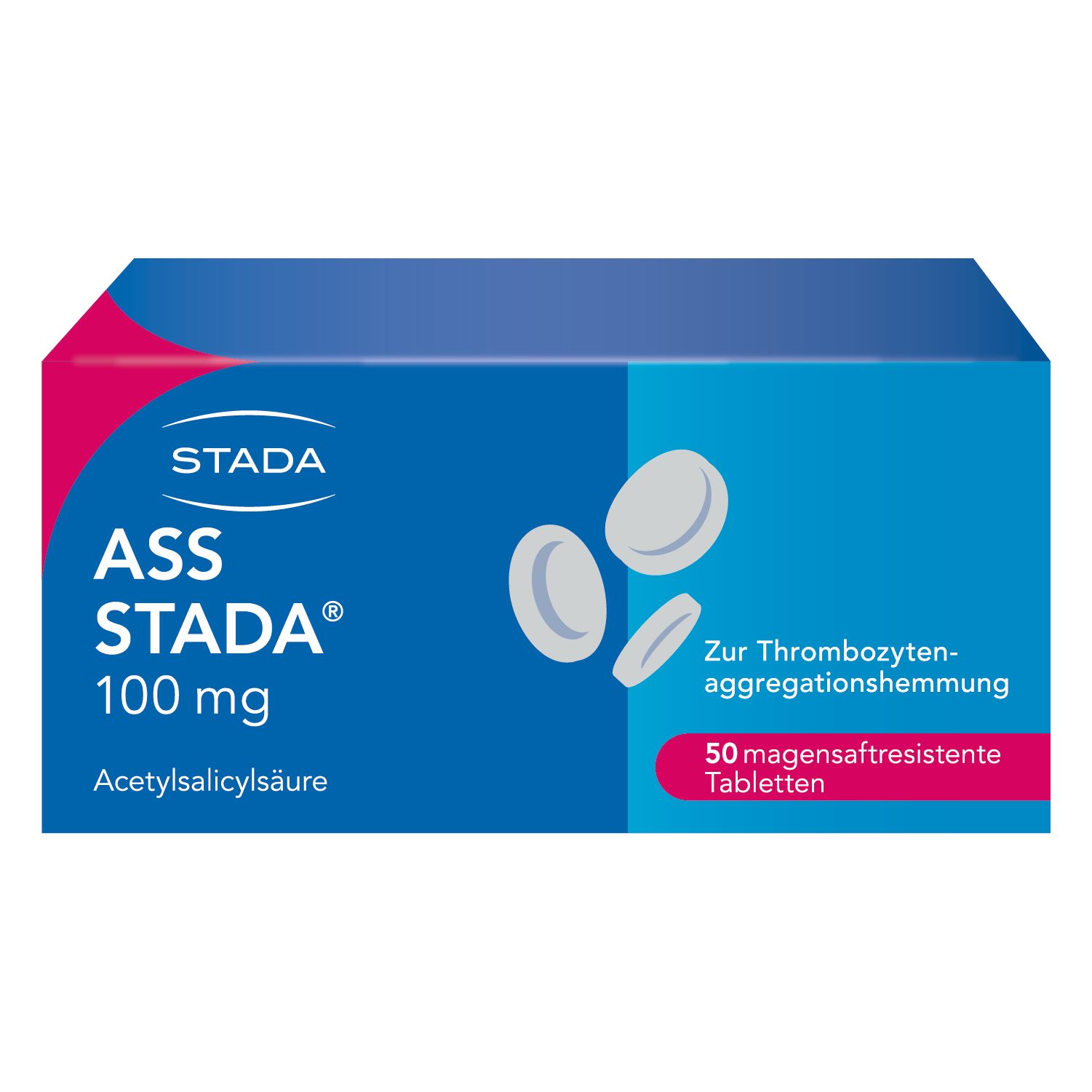 ASS Stada® 100 mg magensaftresistente Tabletten zur Vorbeugung von Herzinfarkt und Schlaganfall bei vorbelasteten Patien