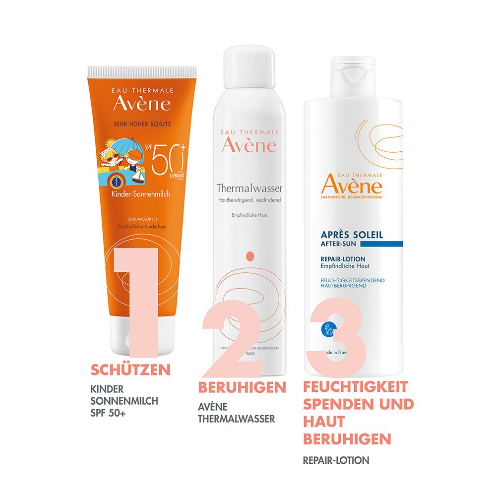 Avène SunSitive Kinder Sonnenmilch LSF 50+ - für  empfindliche Haut von Kindern