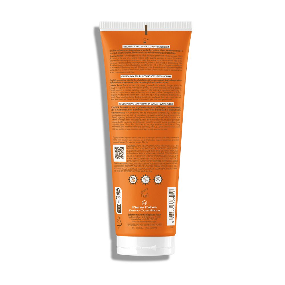 Avène SunSitive Kinder Sonnenmilch LSF 50+ - für  empfindliche Haut von Kindern -Jetzt 3€ mit dem Code avene3 sparen*