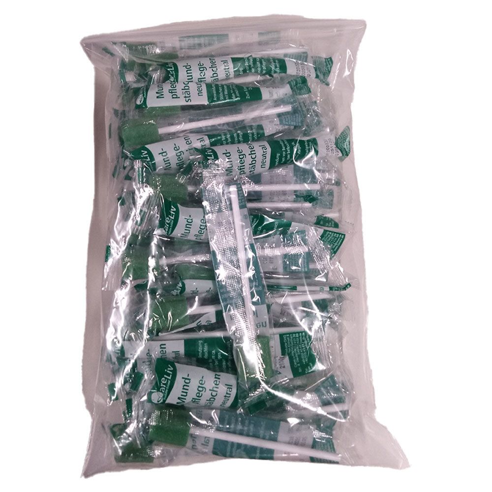 Mundpflegestäbchen Schaumstoff neutral 50 St Stäbchen