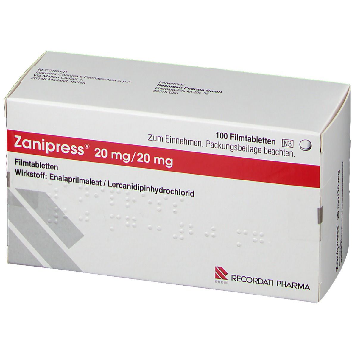 Zanipress® 20 mg/20 mg