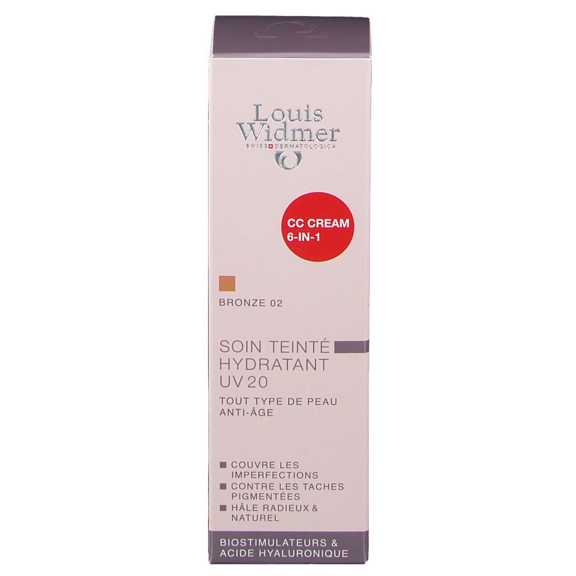 Louis Widmer Getönte Feuchtigkeitspflege UV 20 CC Cream Bronze leicht parfümiert
