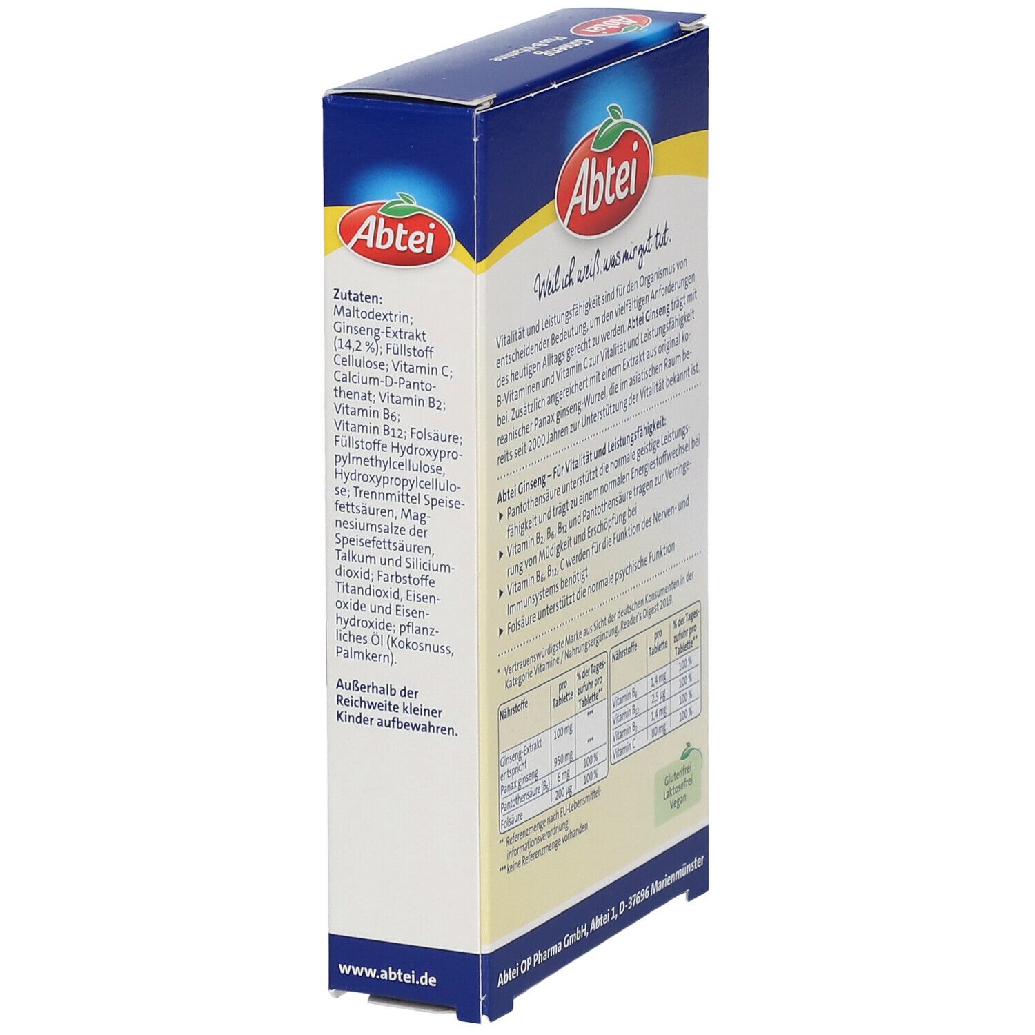 Abtei Ginseng Plus B-Vitamine