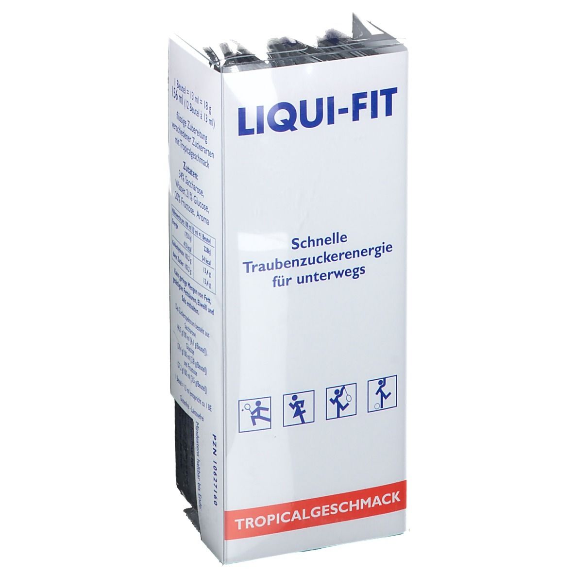 Liqui-Fit ® Tropical sachet de solution sucrée liquide