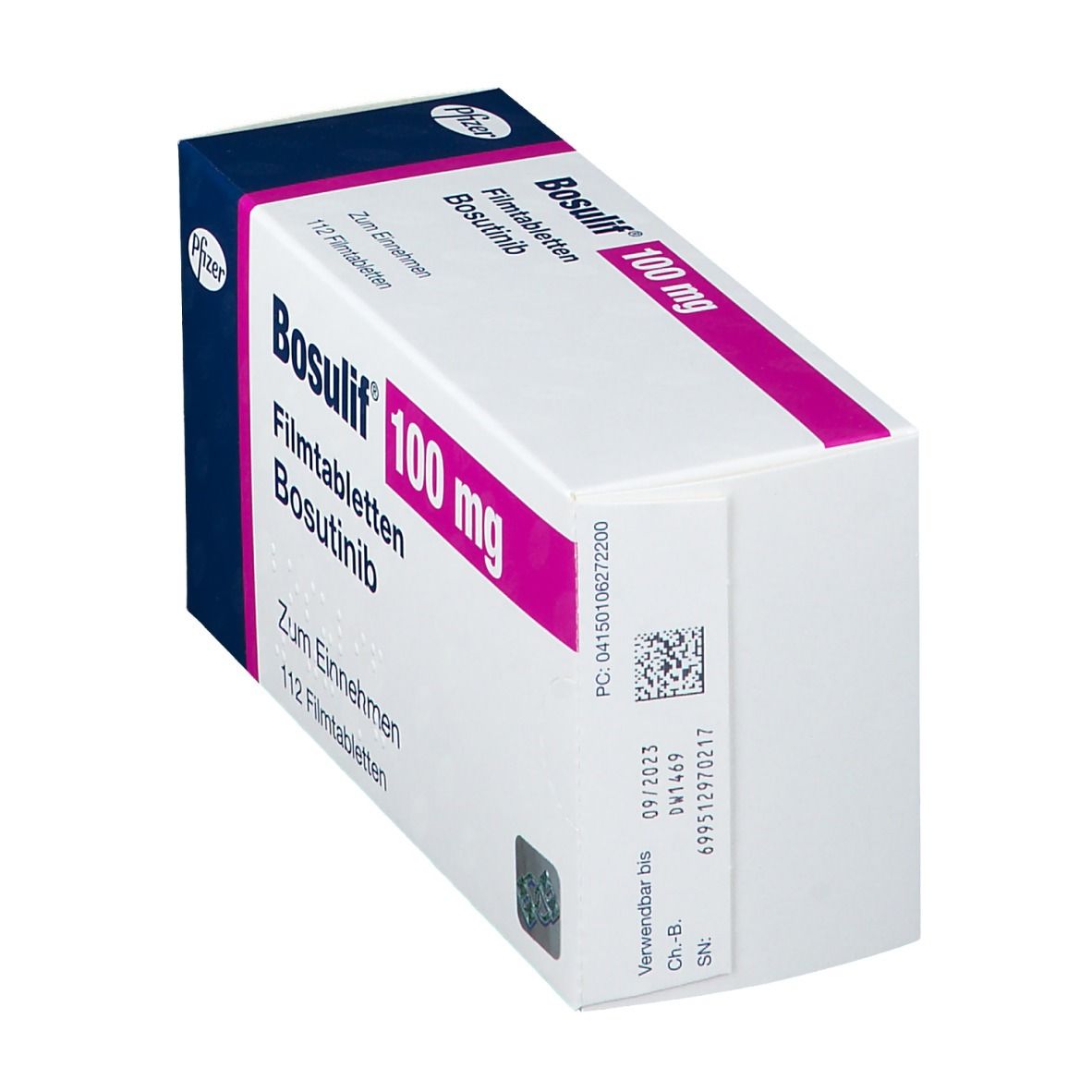 Bosulif 100 mg Filmtabletten 112 St