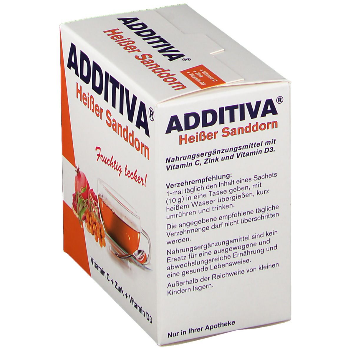 Additiva Heißer Sanddorn Pulver