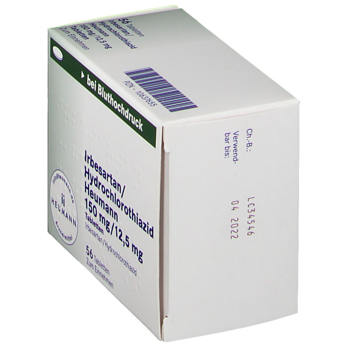 Irbesartan/Hydrochlorothiazid Heumann 150 mg/12,5 mg