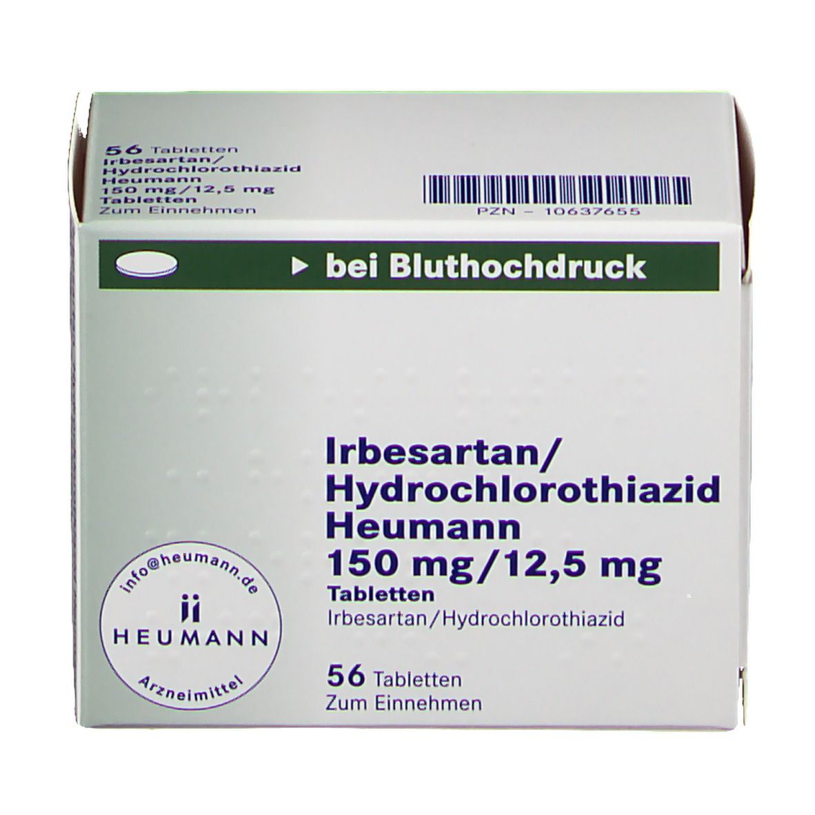 Irbesartan/Hydrochlorothiazid Heumann 150 mg/12,5 mg