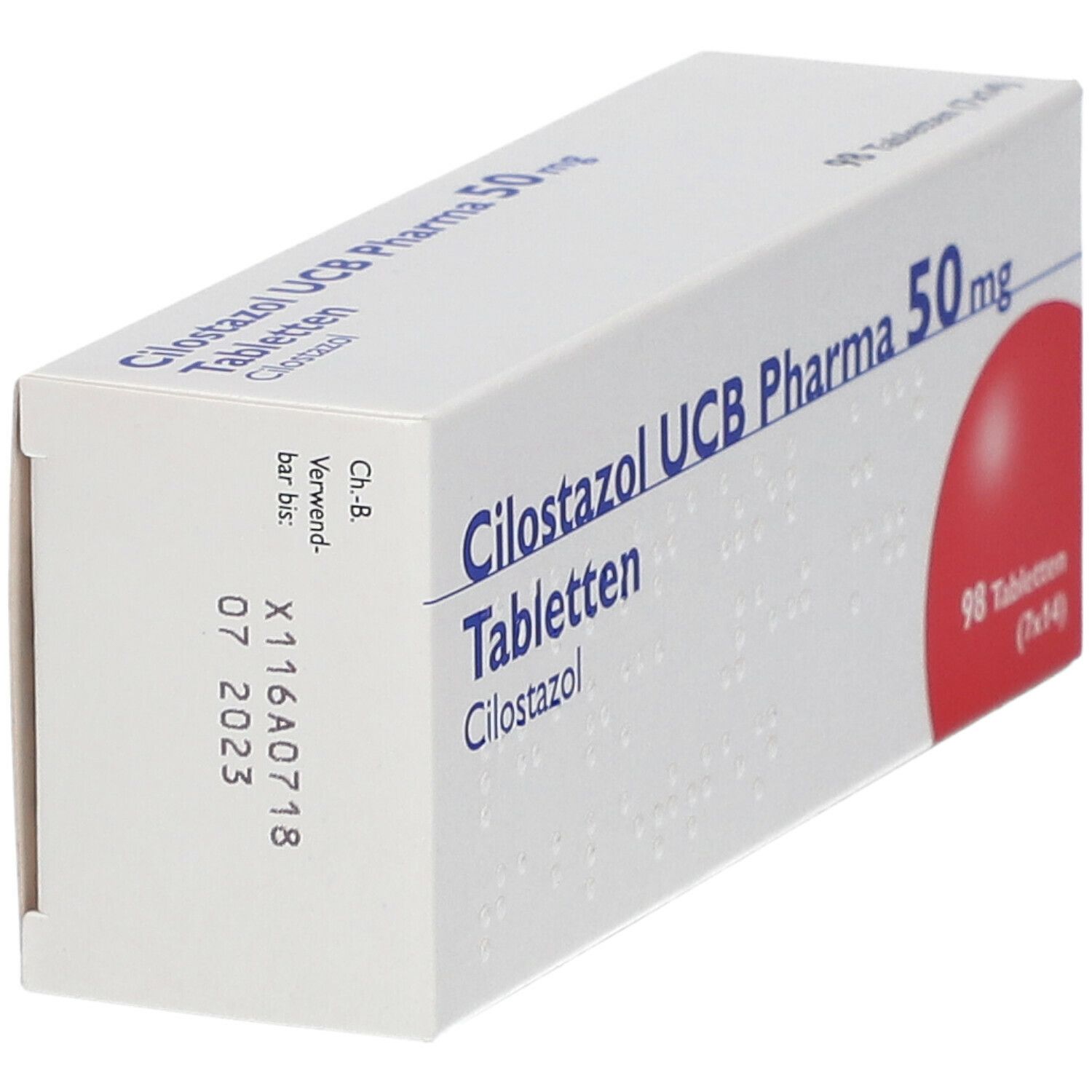 Cilostazol UCB Pharma 50 mg