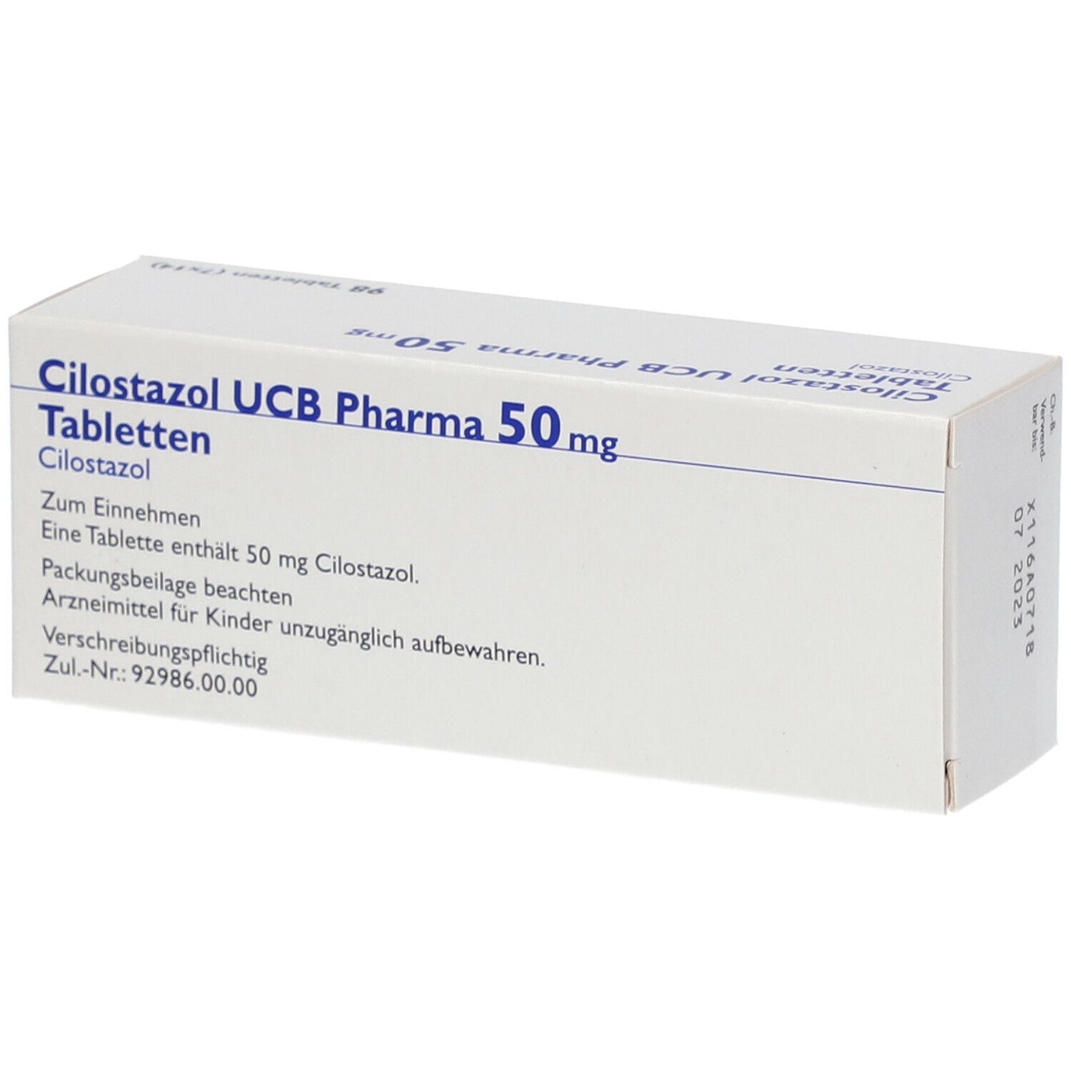 Cilostazol UCB Pharma 50 mg