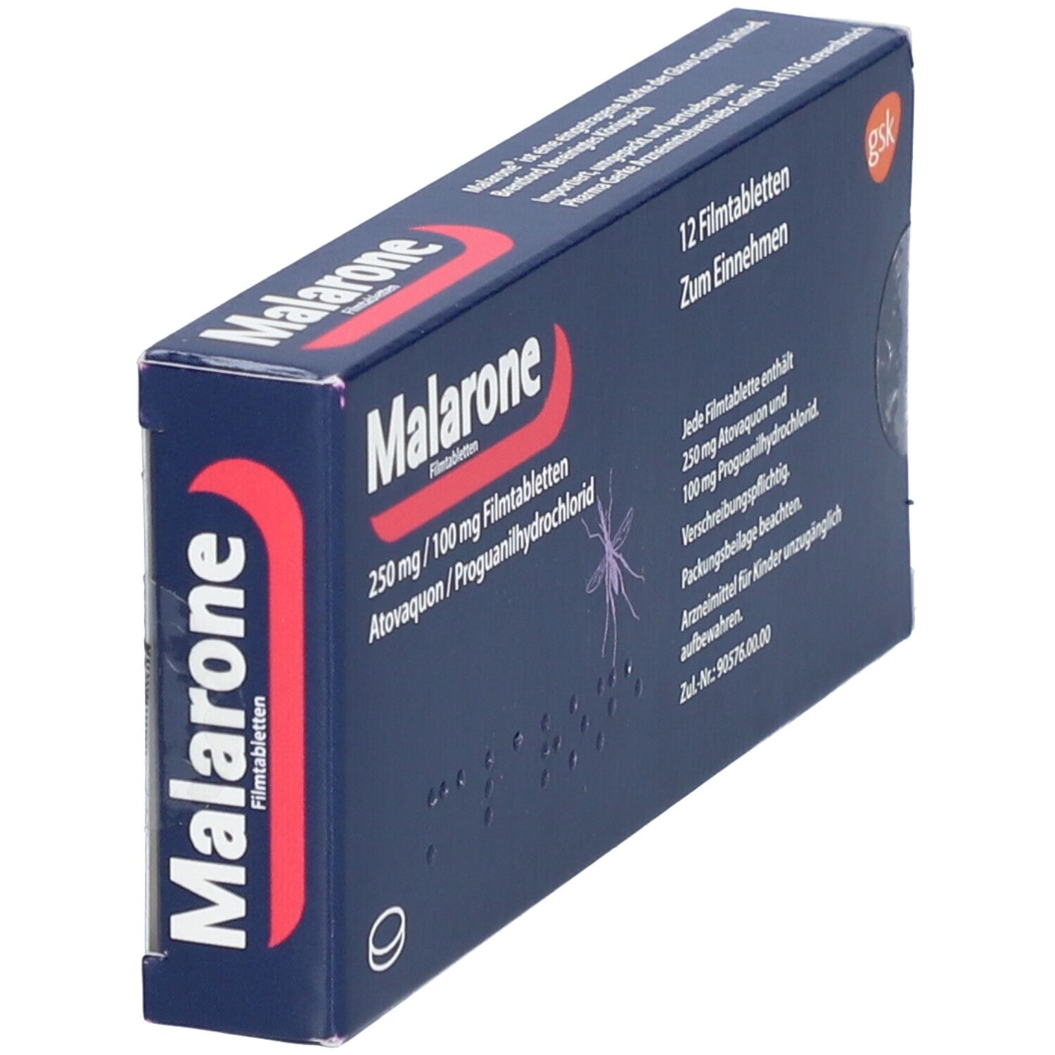 Malarone 250 mg/100 mg Filmtabletten 12 St