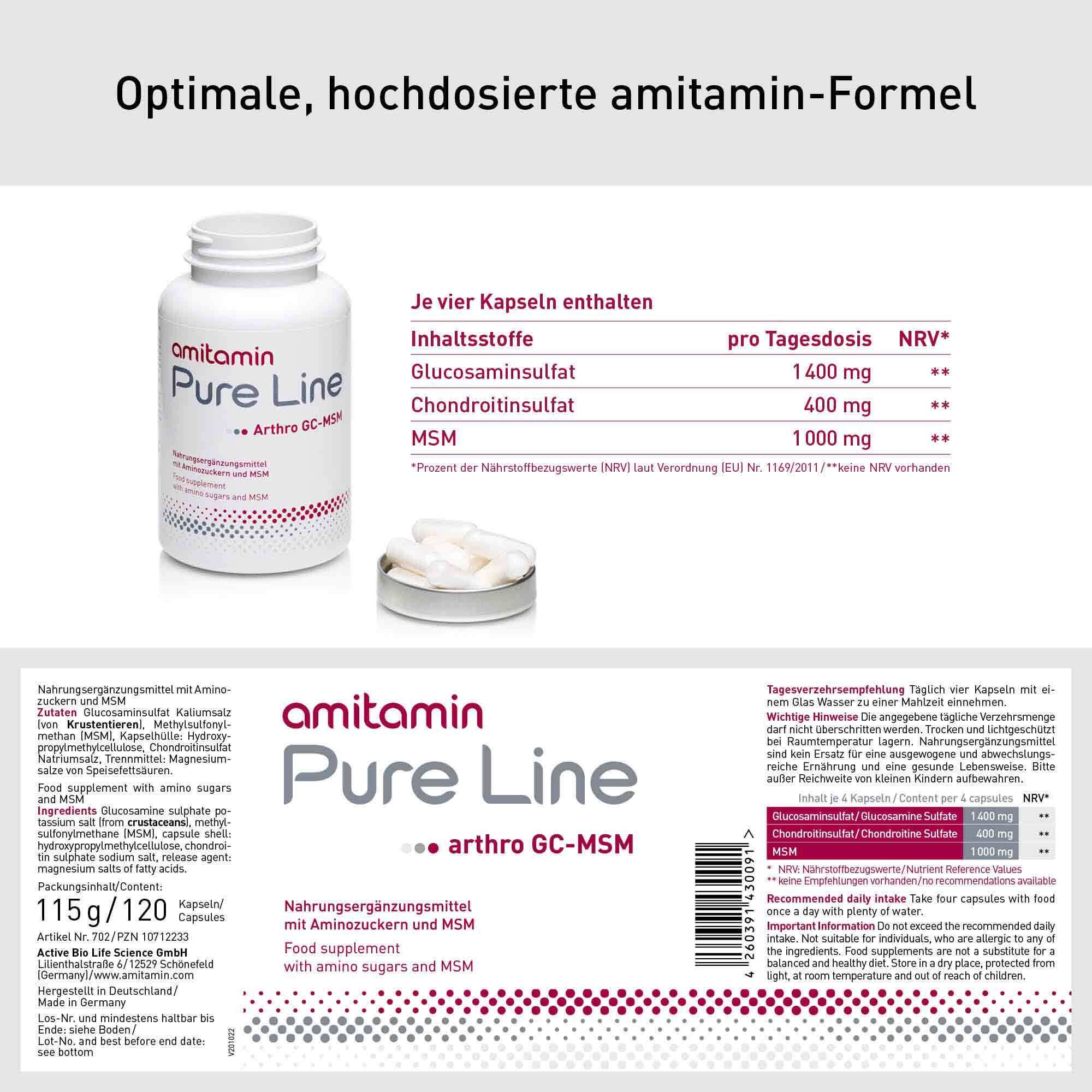 amitamin® Arthro GCMSM 120 St Shop Apotheke