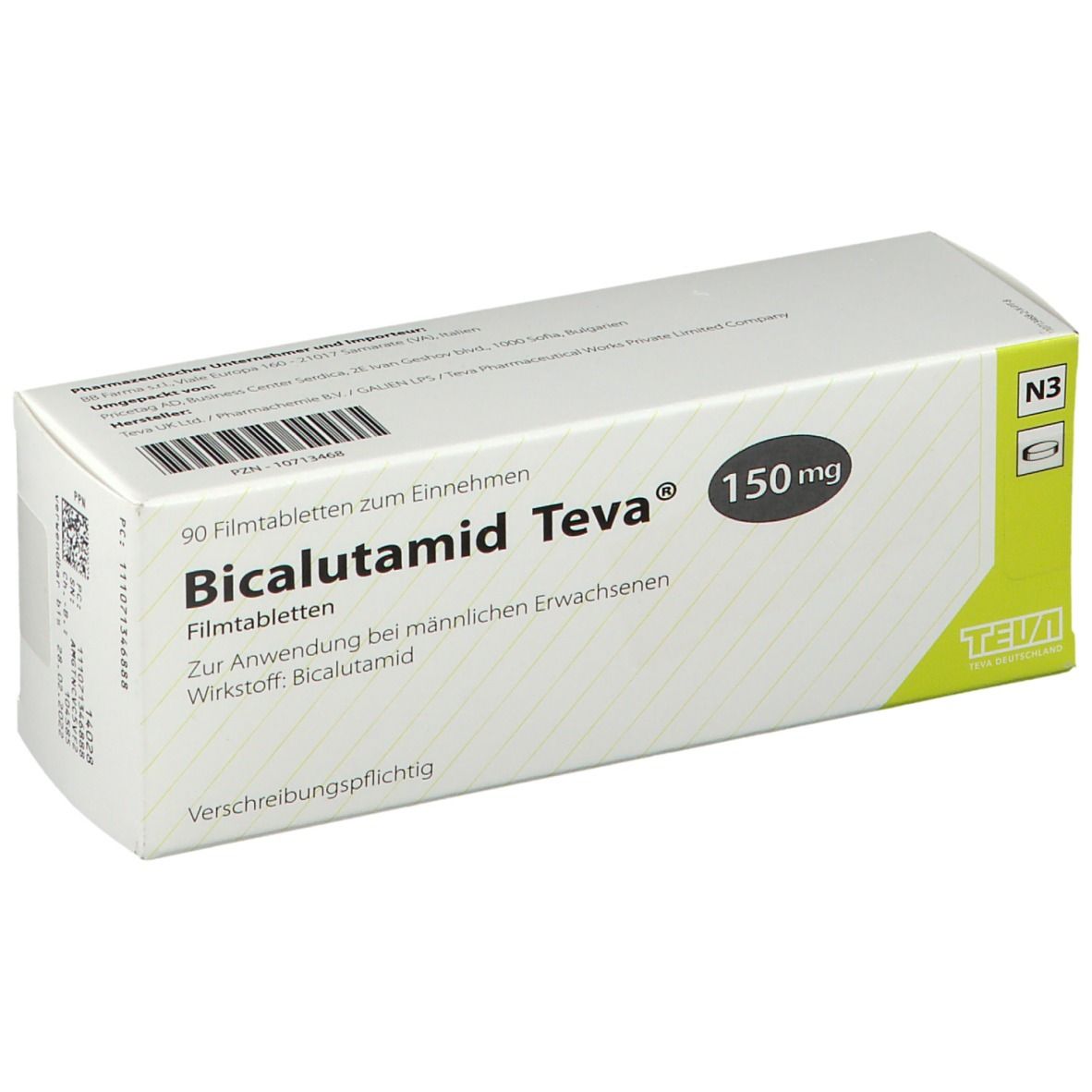 Bicalutamid Teva 150 mg