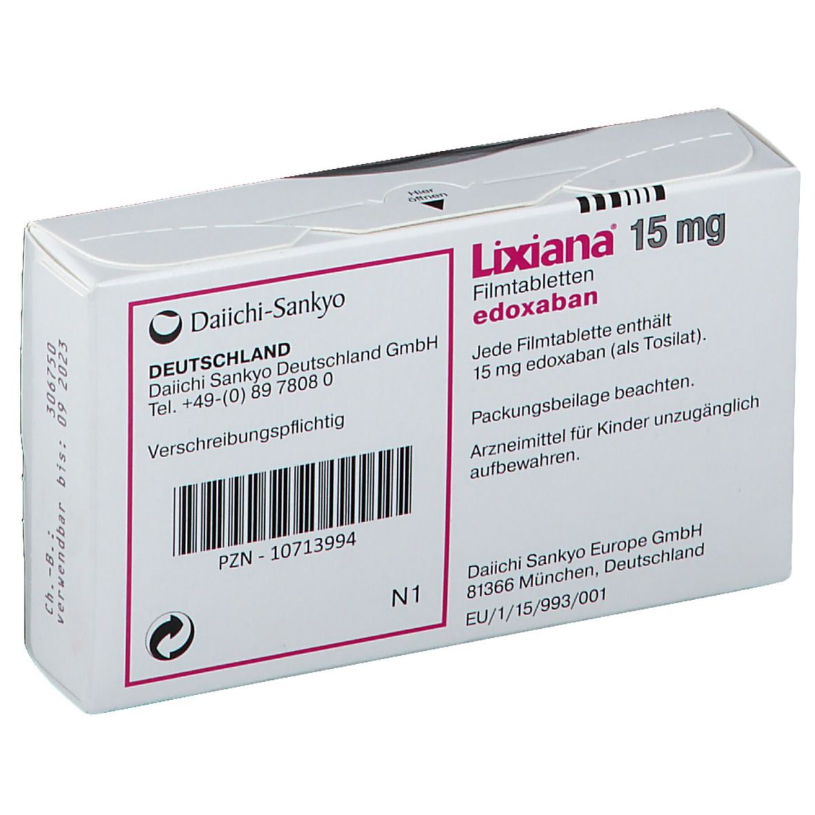 Lixiana® 15 mg