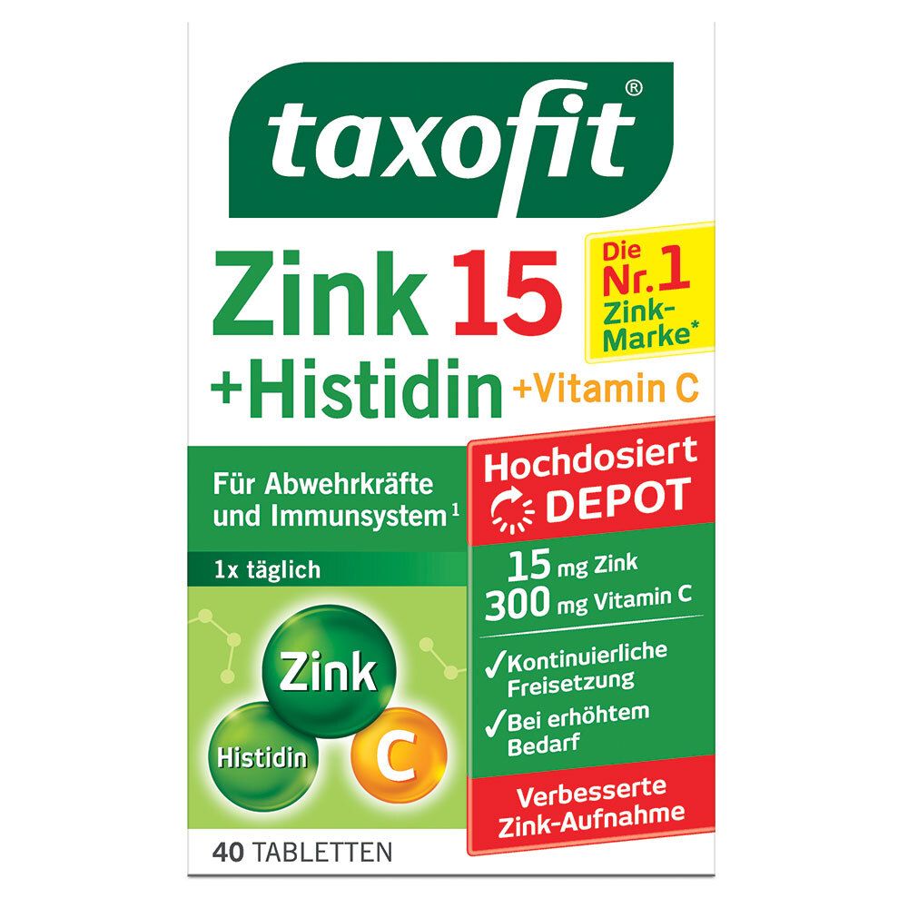 taxofit® Zink + Histidin + Vitamin C