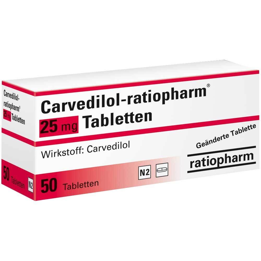 Carvedilol-ratiopharm® 25 mg