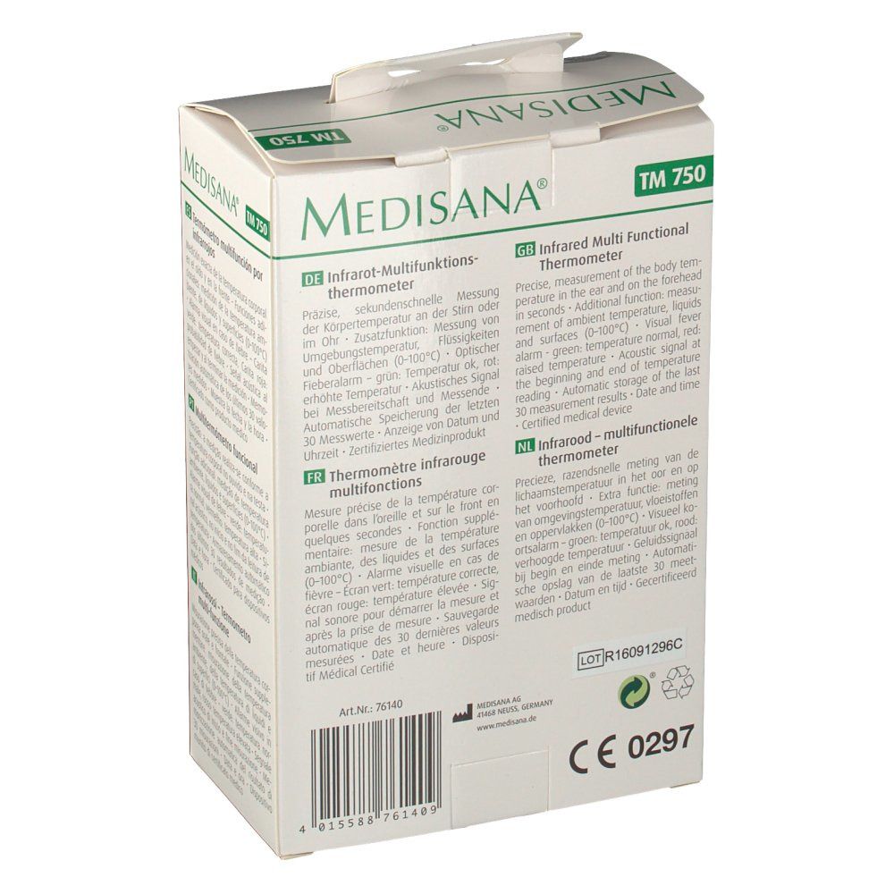 Medisana® Infrarot-Multifunktions-Thermometer TM 750