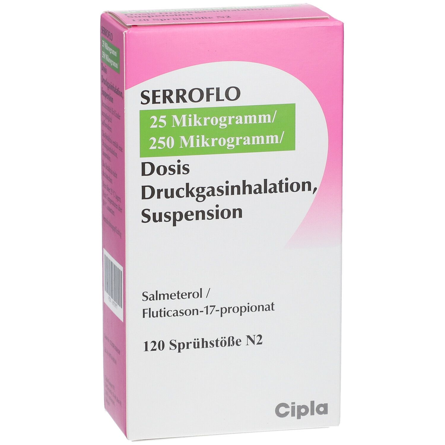 SERROFLO 25 µg/250 µg/Dosis
