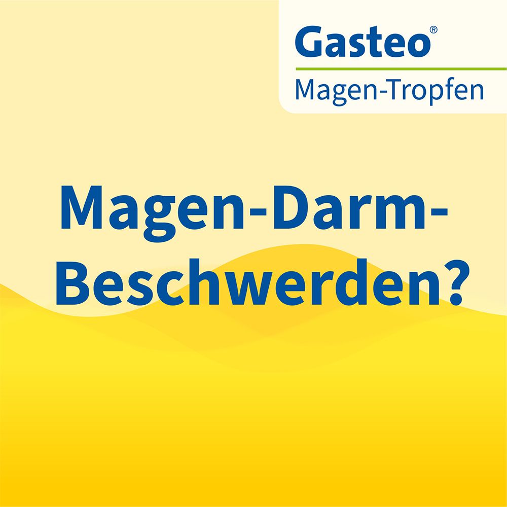 Gasteo® Magen-Tropfen bei Magen-Darm-Beschwerden