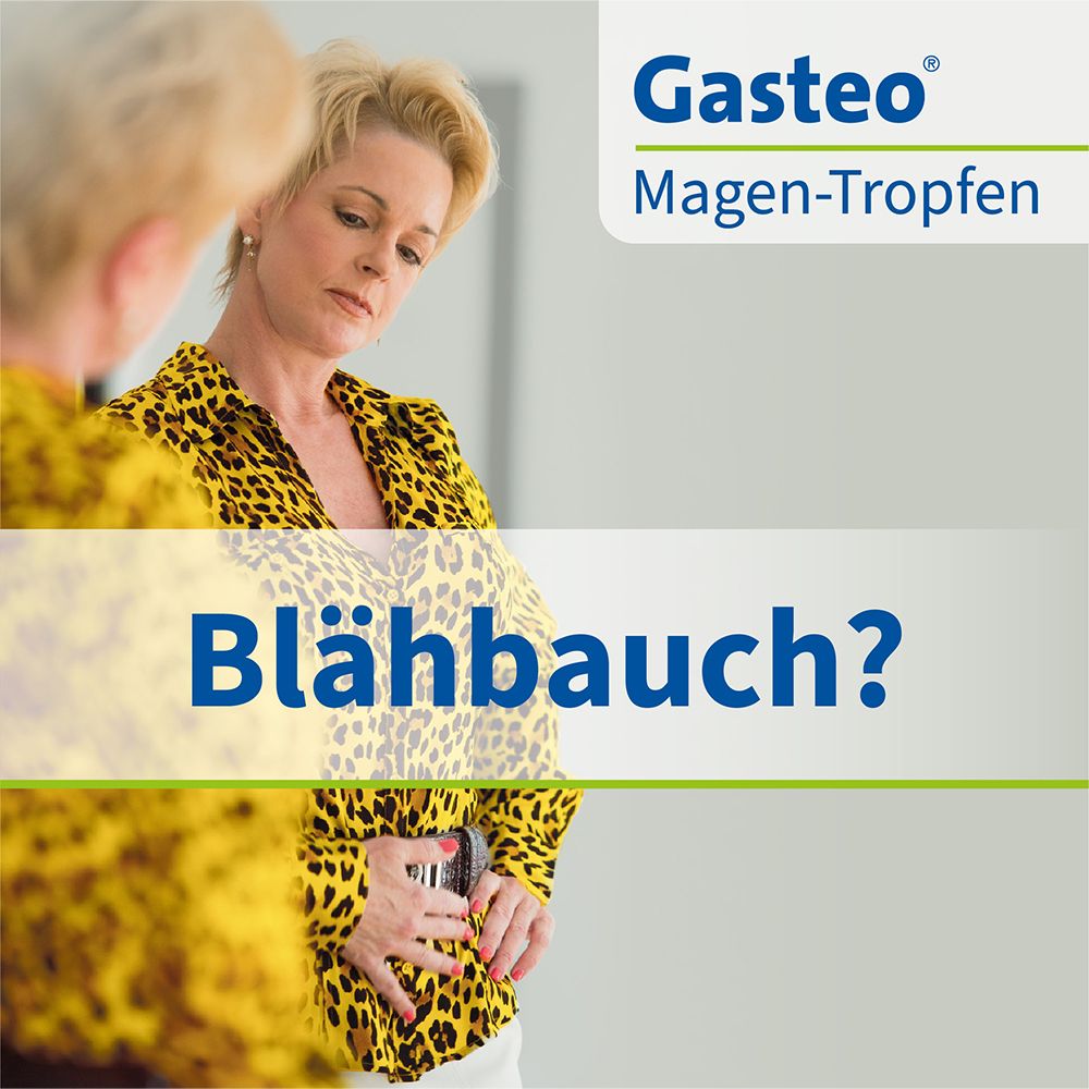 Gasteo® Magen-Tropfen bei Magen-Darm-Beschwerden