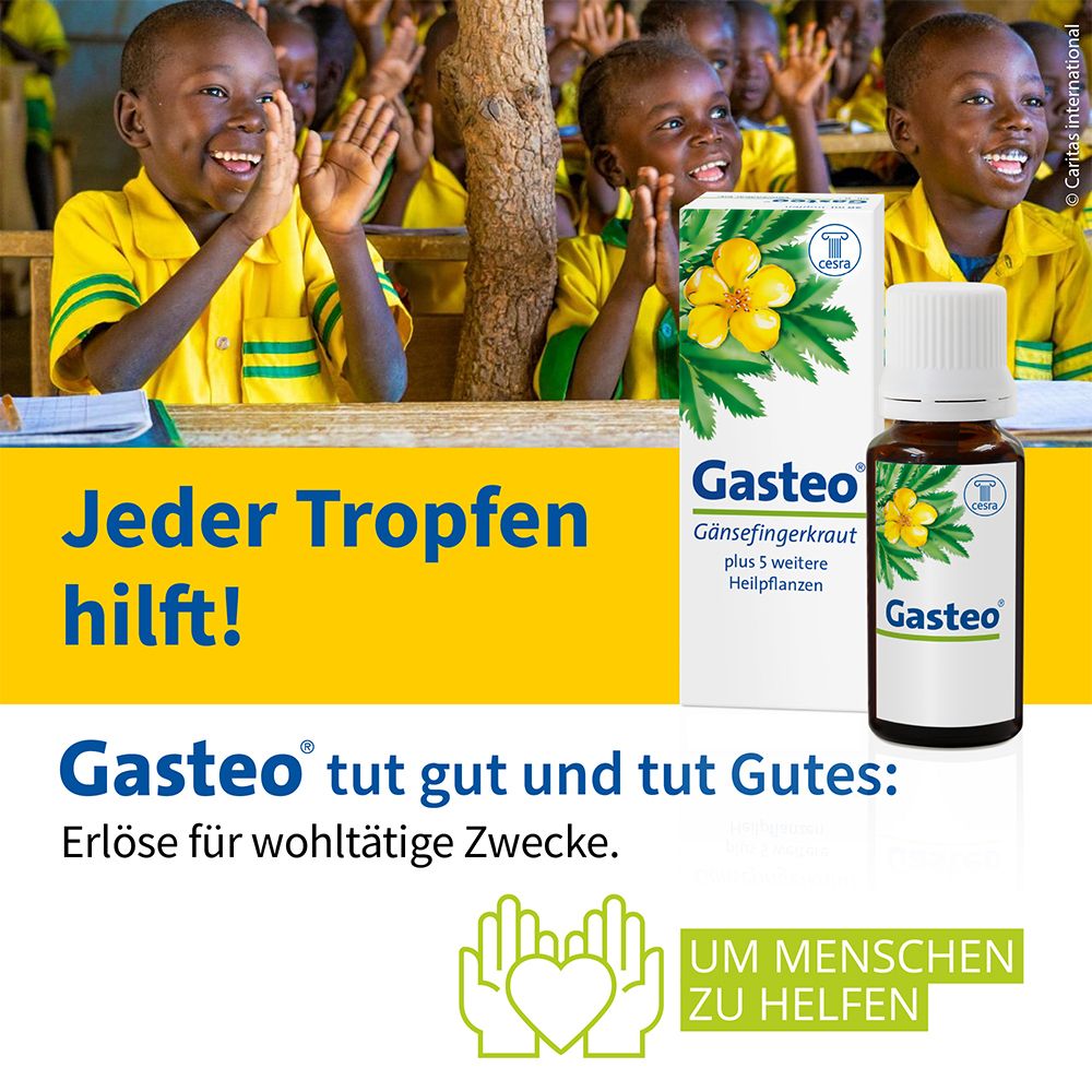 Gasteo® Magen-Tropfen bei Magen-Darm-Beschwerden