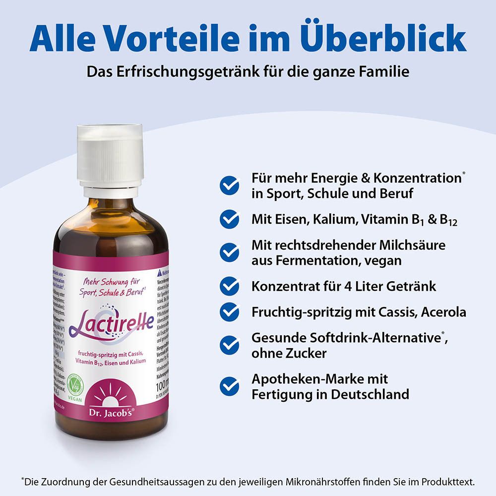 Lactirelle Dr.Jacob's flüssig 100 ml Flüssigkeit