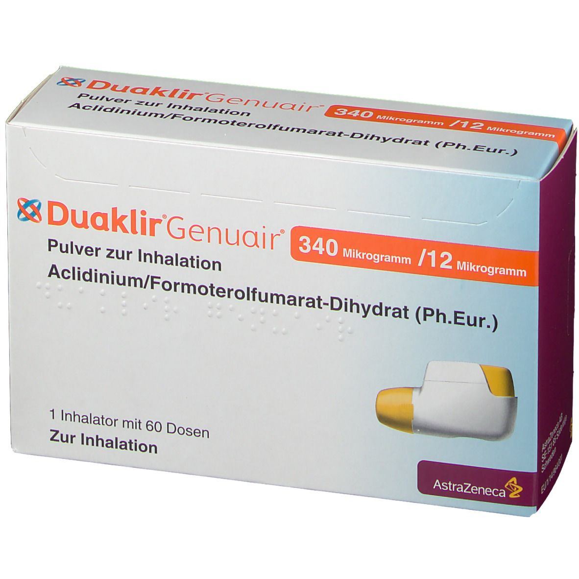 Duaklir® Genuair  340 µg/12 µg