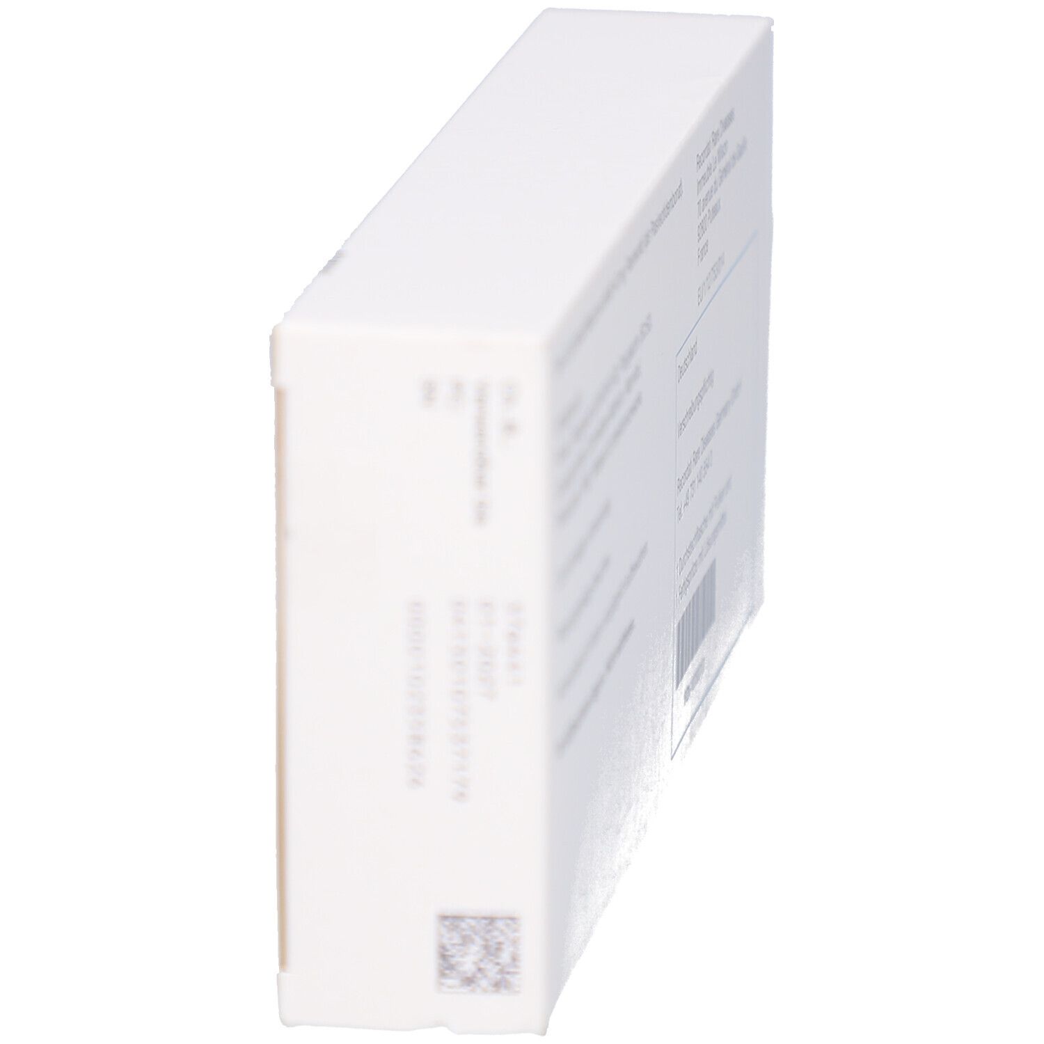 Seitenansicht der SIGNIFOR 40 mg Schachtel. Aufdruck mit Produktinformationen und Chargennummer.