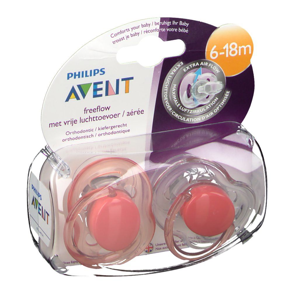 Philips® AVENT Freeflow Beruhigungssauger 6-18 Monate (Farbe/Motiv nicht wählbar)