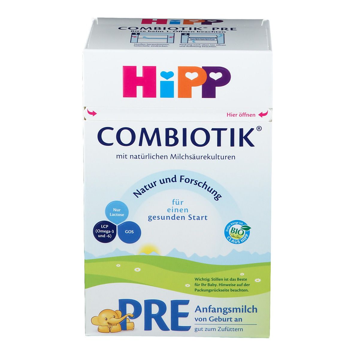 Hipp Bio Combiotik Pre Anfangsmilch von Geburt an