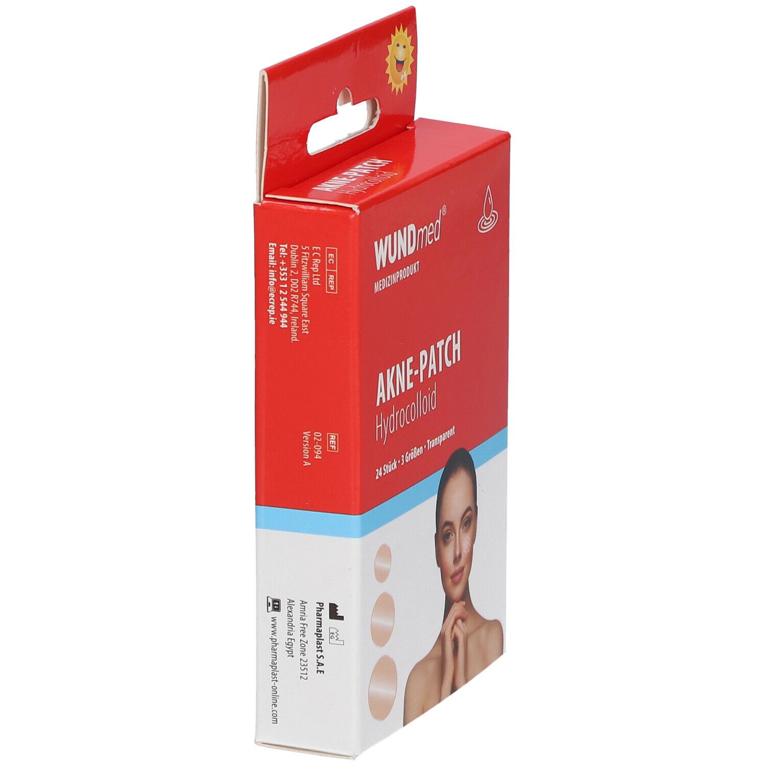 Akne Patch Hydrocolloid 3 Größen