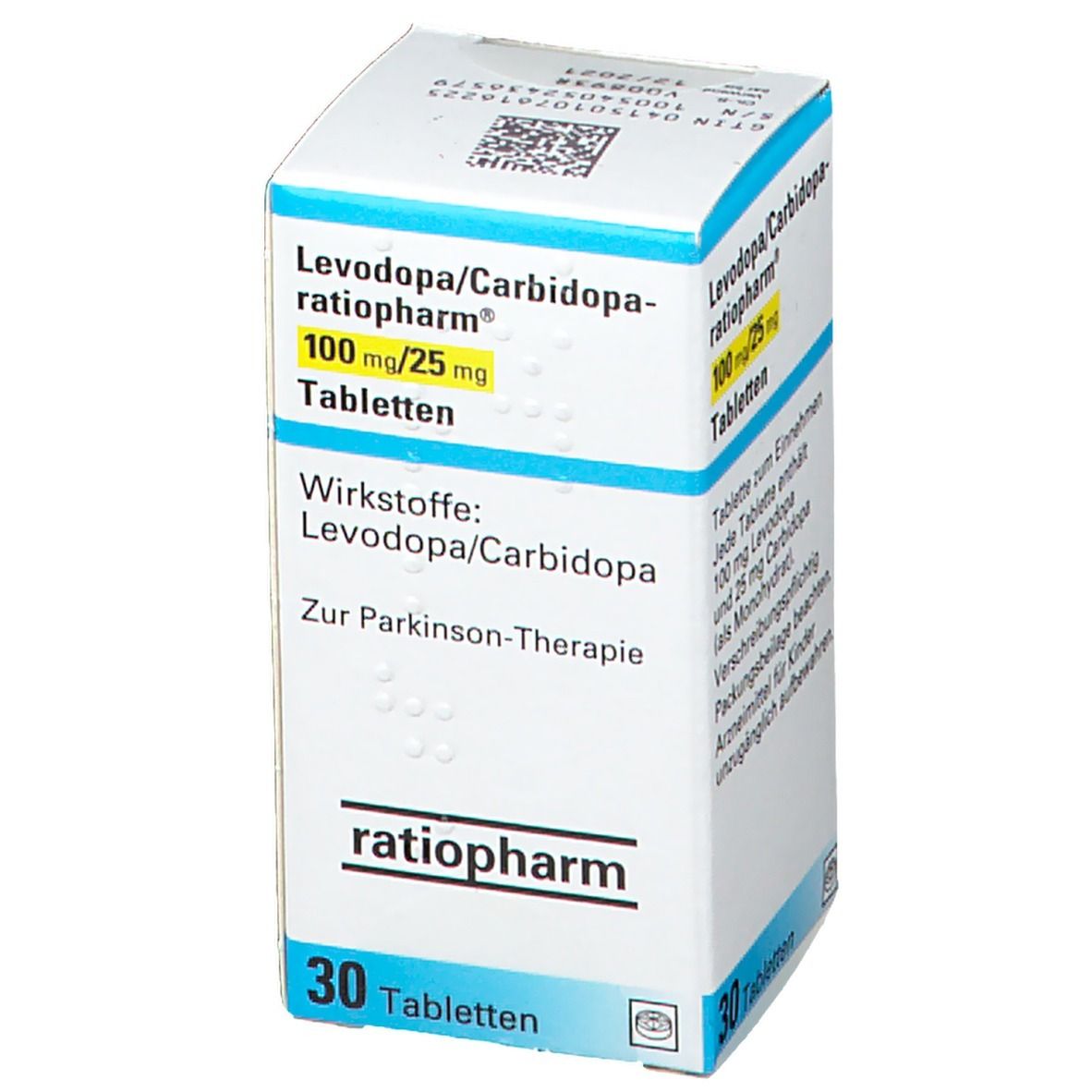 Levodopa/Carbidopa-ratiopharm® 100 mg/25 mg