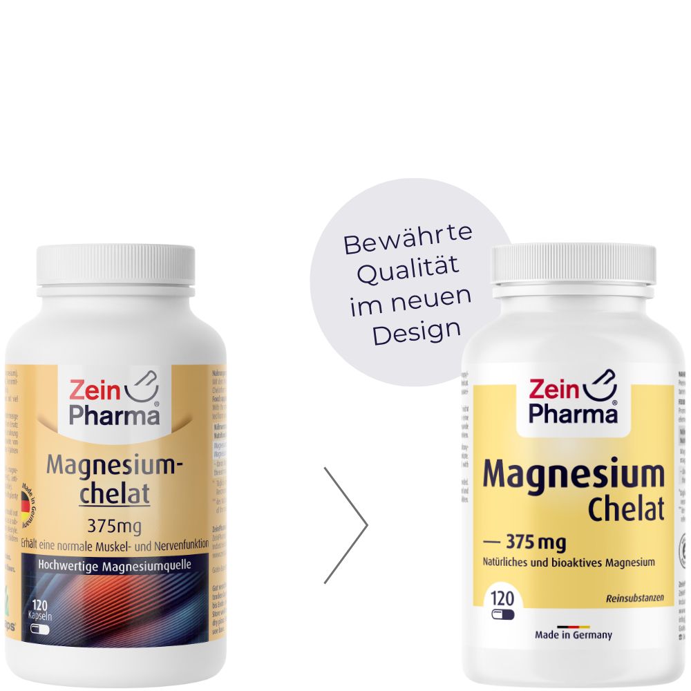 ZeinPharma® Magnesium Bisglycinat Kapseln 375 mg