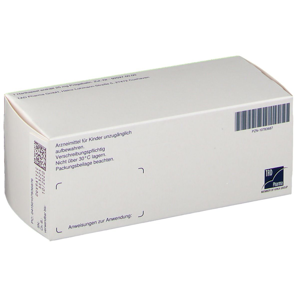 PREGABADOR 25MG HKP
