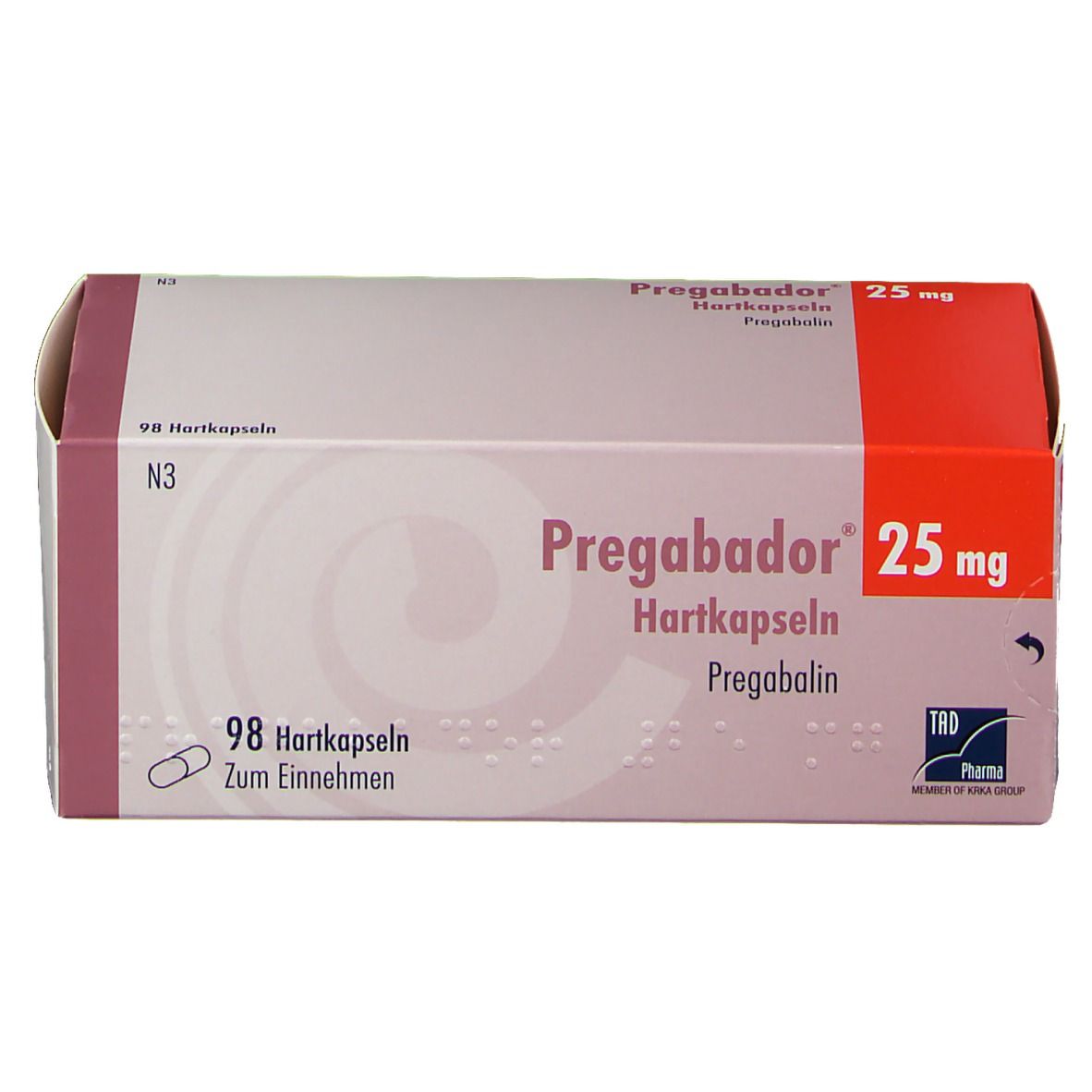 PREGABADOR 25MG HKP