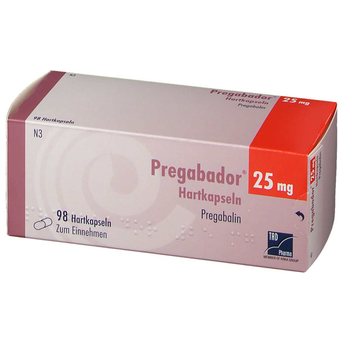 PREGABADOR 25MG HKP