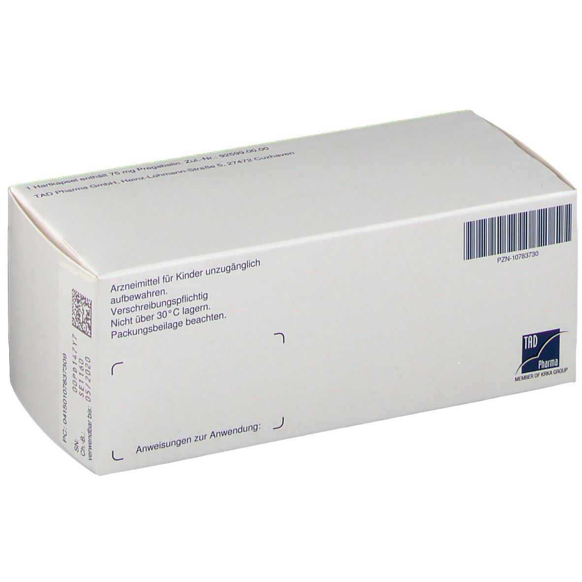 PREGABADOR 75 mg Hartkapseln