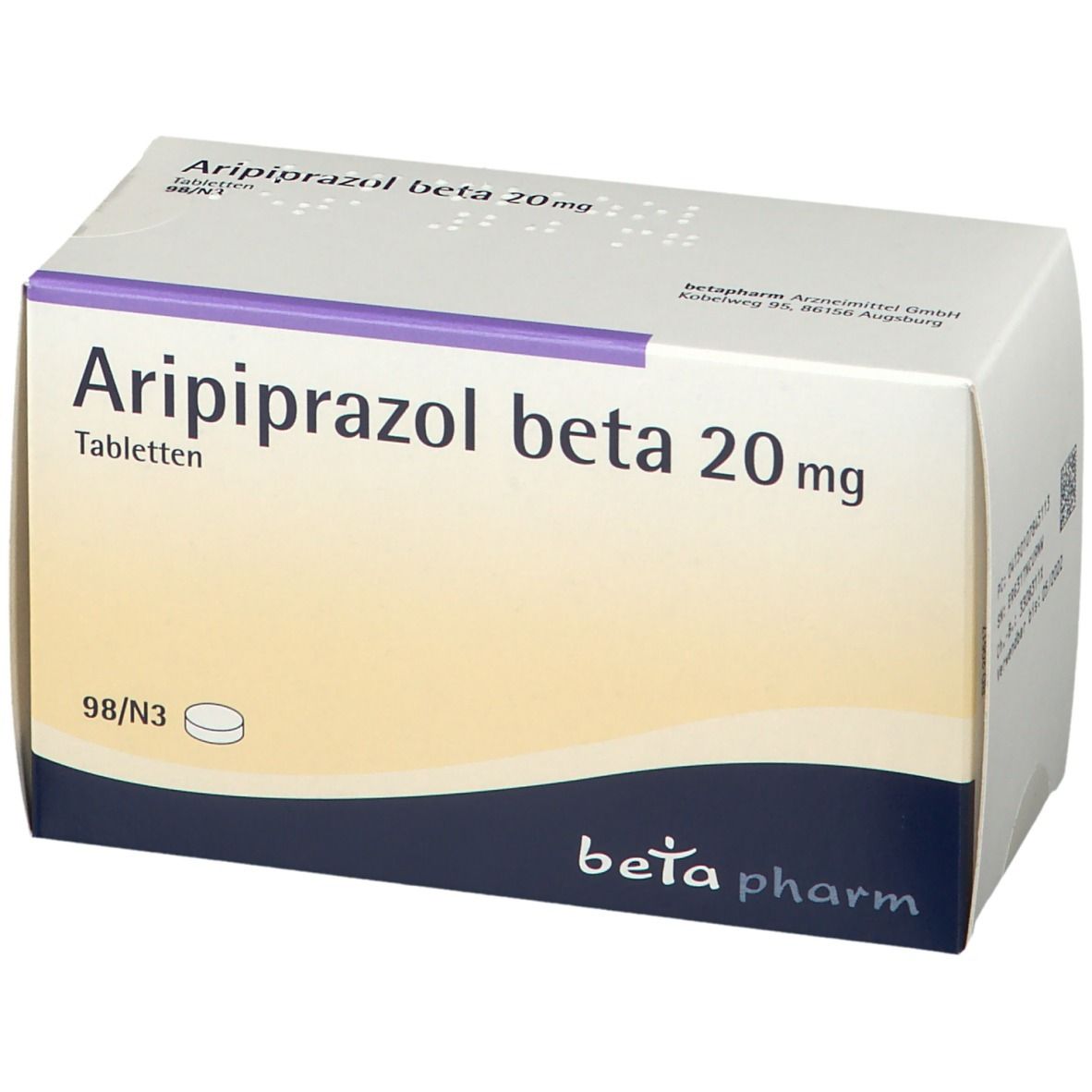 Aripiprazol beta 20 mg