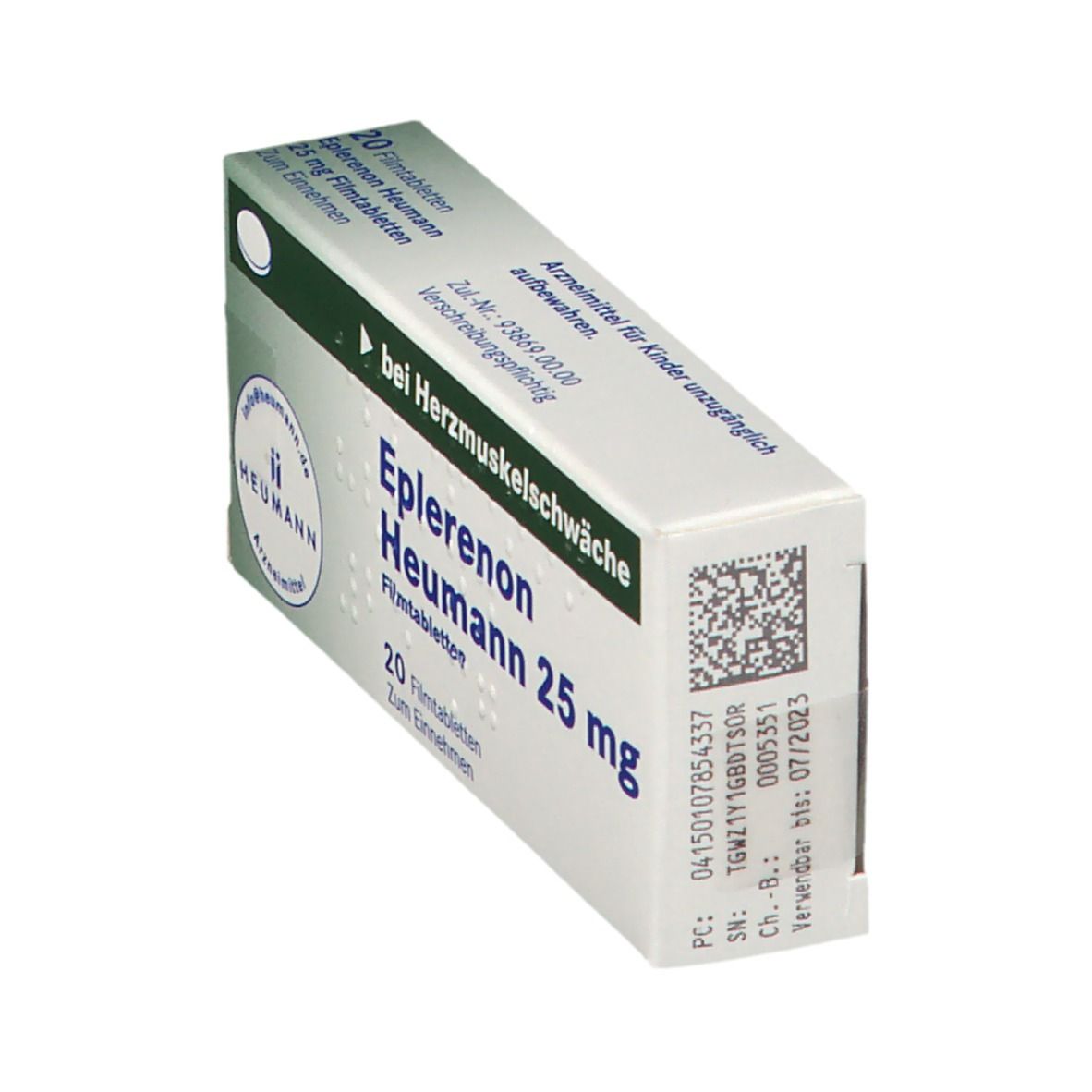 Eplerenon Heumann 25 mg Filmtabletten 20 St