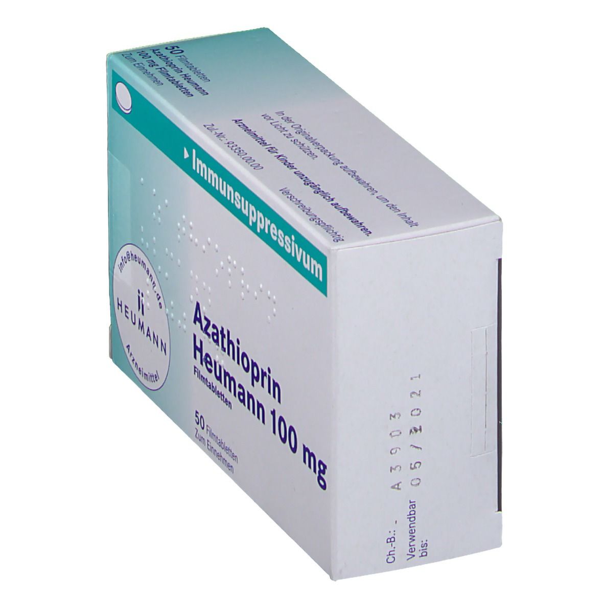 Azathioprin Heumann 100 mg Filmtabletten 50 St