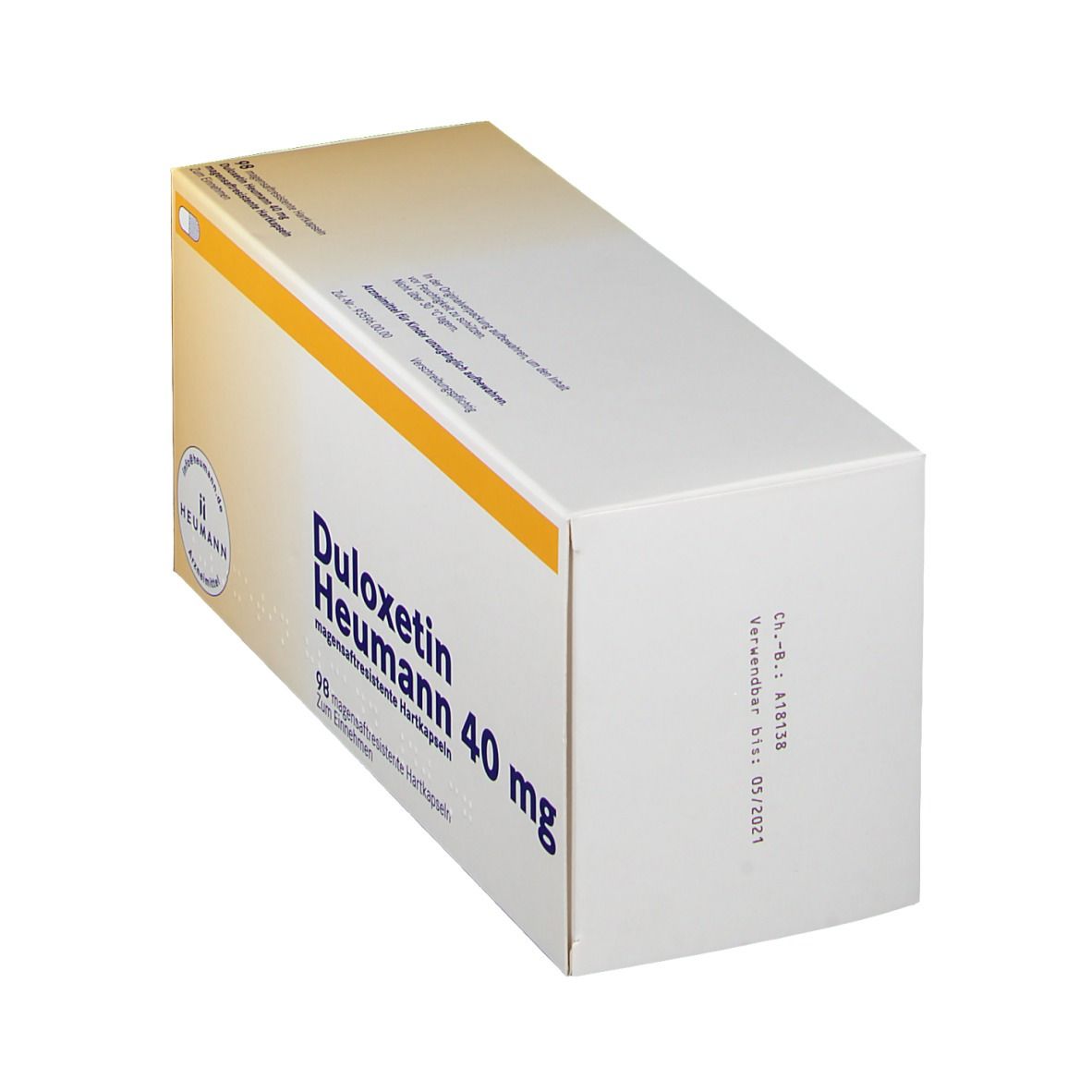 Duloxetin Heumann 40 mg magensaftres.Hartkapseln 98 St Magensaftresistente Hartkapseln