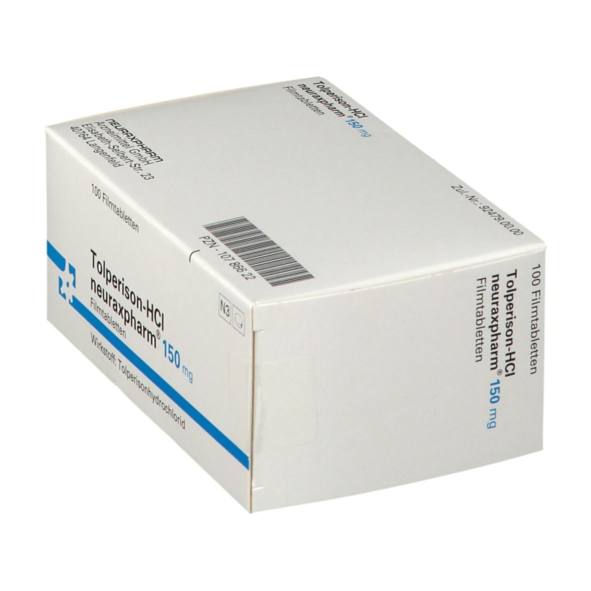 Tolperison-Hcl neuraxpharm 150 mg 100 St Filmtabletten