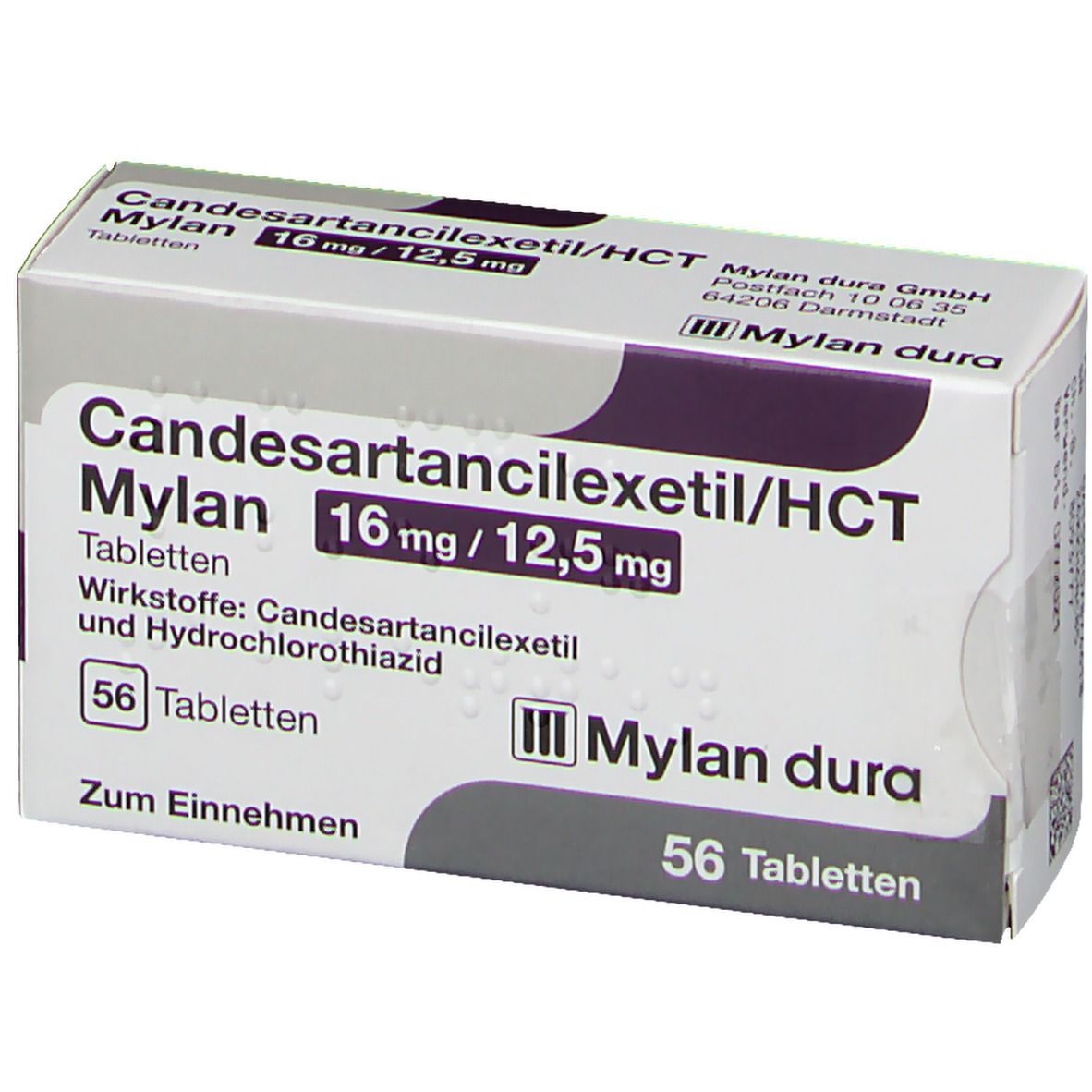 Candesartancilexetil/HCT Mylan 16 mg/12,5 mg