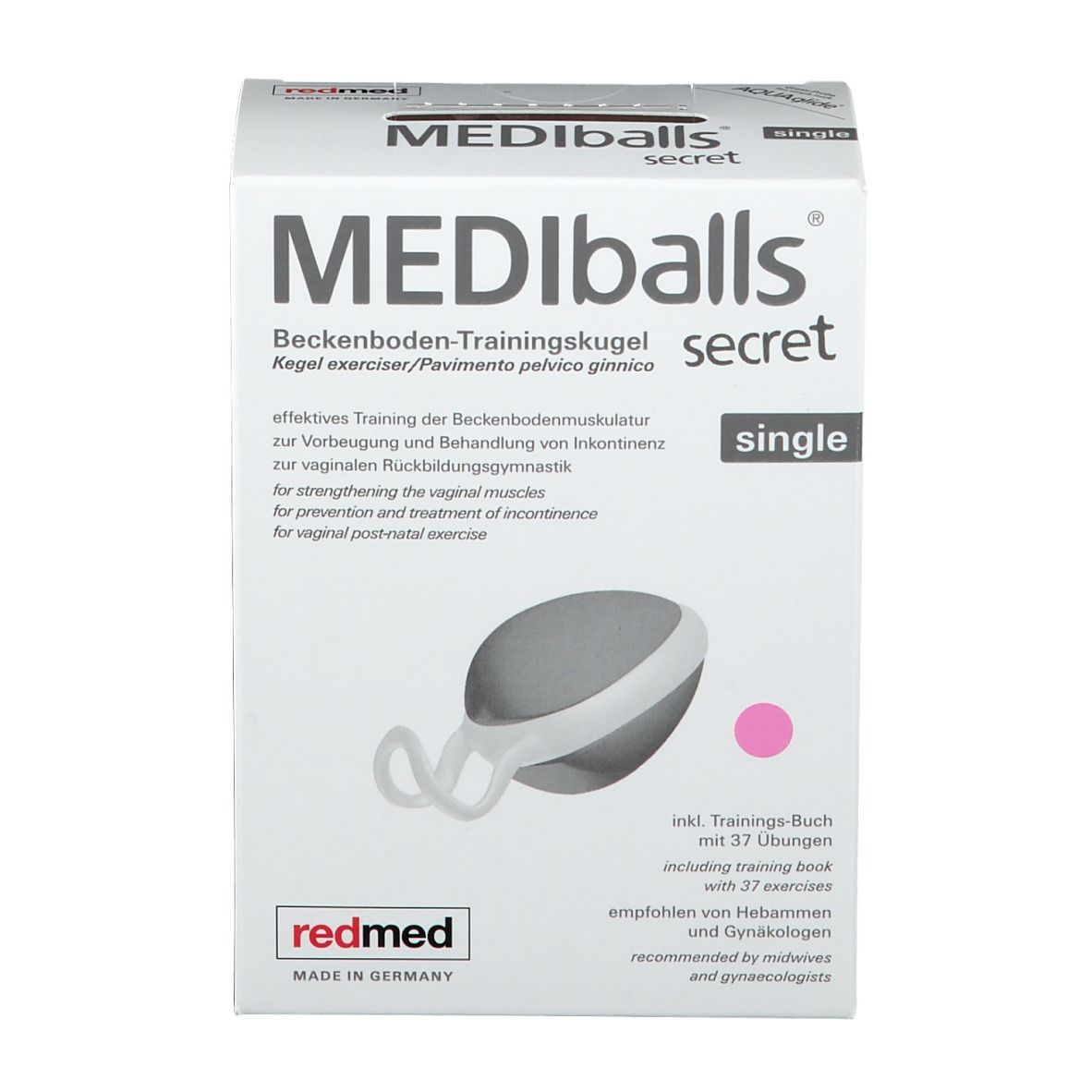 MEDIballs® secret single rose-weiß