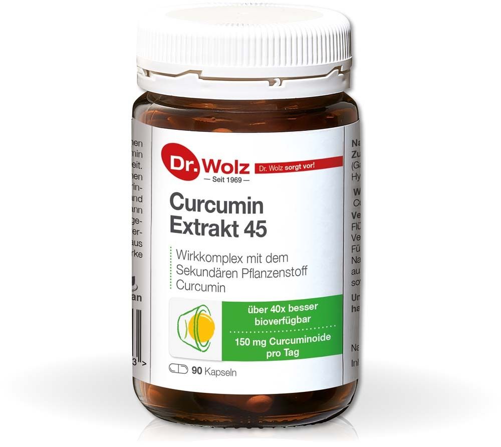 Curcumin Extrakt 45 Kapseln