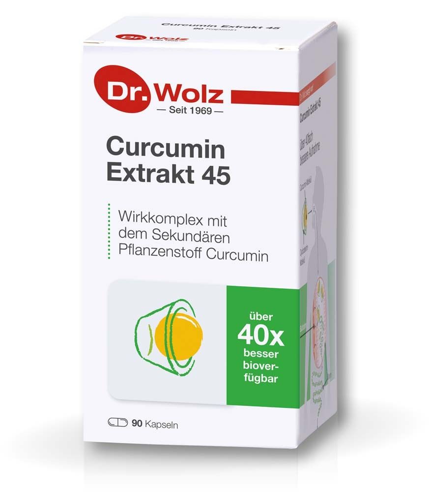 Curcumin Extrakt 45 Kapseln