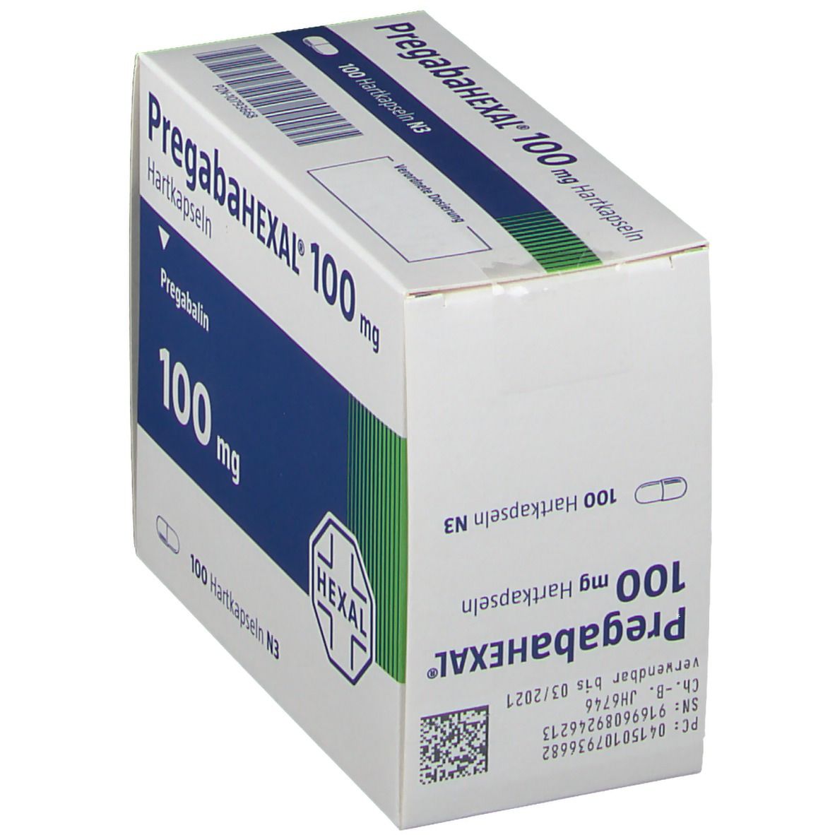 Pregabahexal 100 mg Hartkapseln St