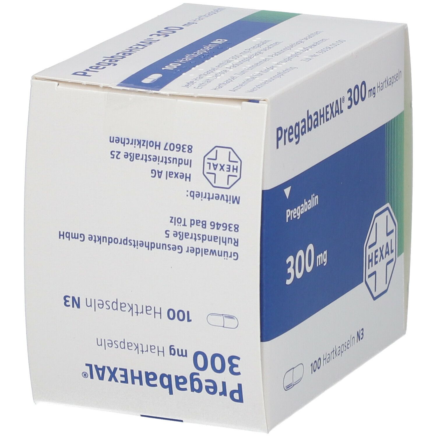 Pregabahexal 300 mg Hartkapseln 100 St